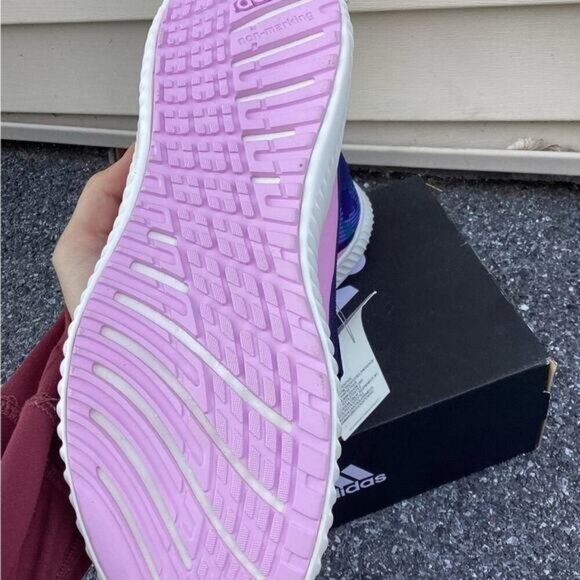 Acubi mermaidcore fairycore Adidas FortaRun X women’s Blue Camo Sneakers size 6 - Picture 6 of 6